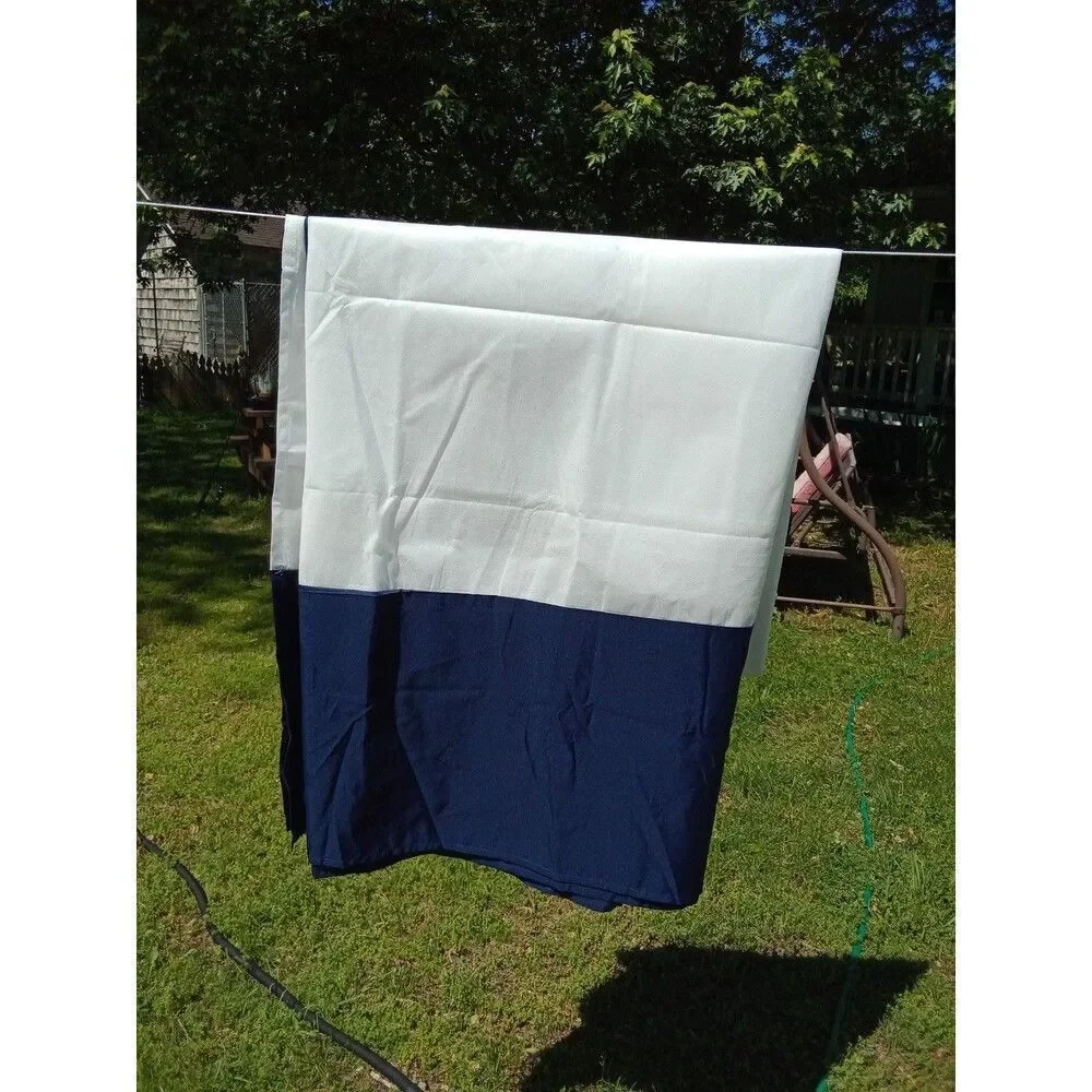 Bed Skirt Navy Blue by Mainstays King 78